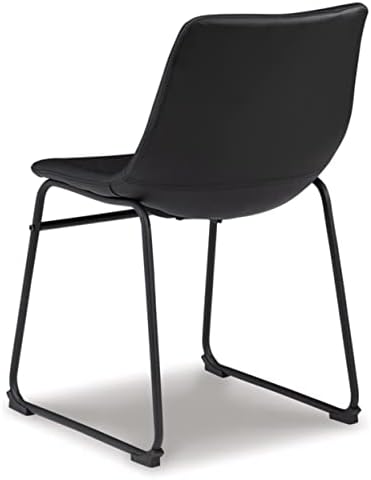 Корпоративна дизайн Ашли Centiar, стол-лъжичка за хранене средата на века, комплект от 2 теми, изкуствено дърво, черен
