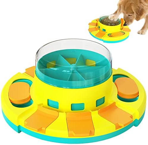 Lalolee Slow Устройство - Куче Пъзели за малки кучета, средни и мелкорослых Играчки-пъзели с лакомства, играта-раздаване на