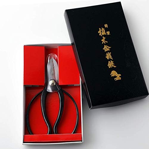 Набор от инструменти за Икебаны Wazakura Made in Japan - ножици Koryu + Черна поставка за цветя Kenzan, набор