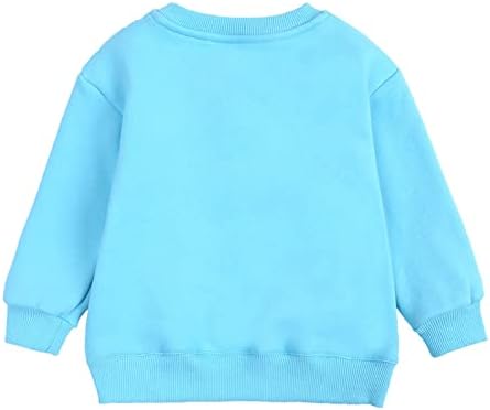 Пуловер За Малки Момчета и Момичета, Руното Hoody, Детска Однотонная Връхни Дрехи Големи размери За деца, Тениски За