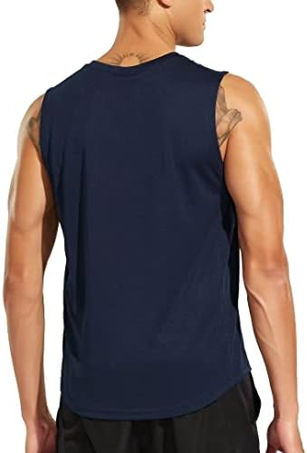 Haimont Мъжки Спортни Ризи Без Ръкави, Бързосъхнеща Мускулна Майк изработени От рециклиран Полиестер Спортни Тениски