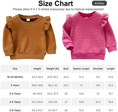 PATPAT/ Свитшоты за малки момичета, Пуловери, Ризи с кръгло деколте, Есенни и Зимни Блузи с дълъг ръкав и Набори