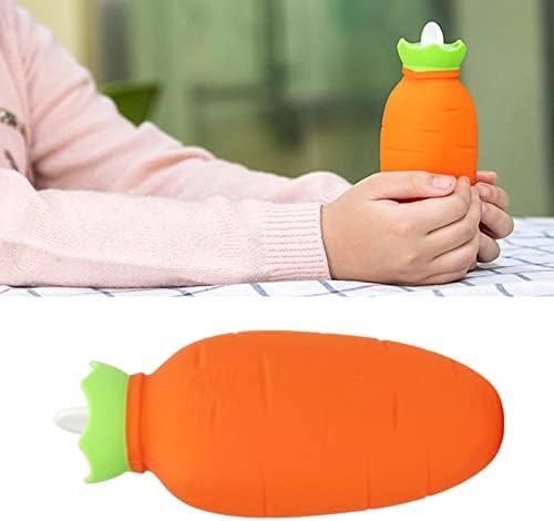 Морков Чанта за топла Вода, Чанта за бутилки С топла вода Силиконовата Форма Моркови Отлично Задържане на