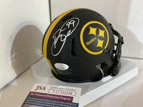 Питсбърг Стийлърс Брет Кейзел подписа договор с Eclipse Mini Helmet2 Jsa Coa!! - Мини-Каски NFL с автограф
