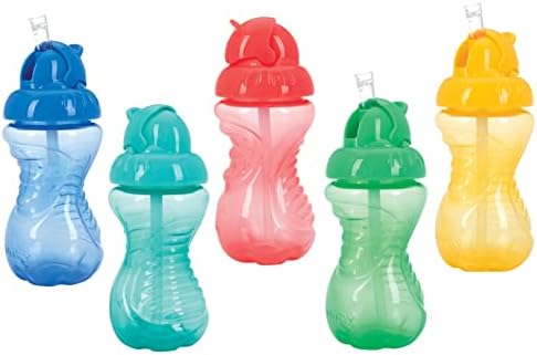 Nuby 2-Опаковъчни Непроливающиеся чаша Flip-It, 10 Унции, Цветове могат да се различават
