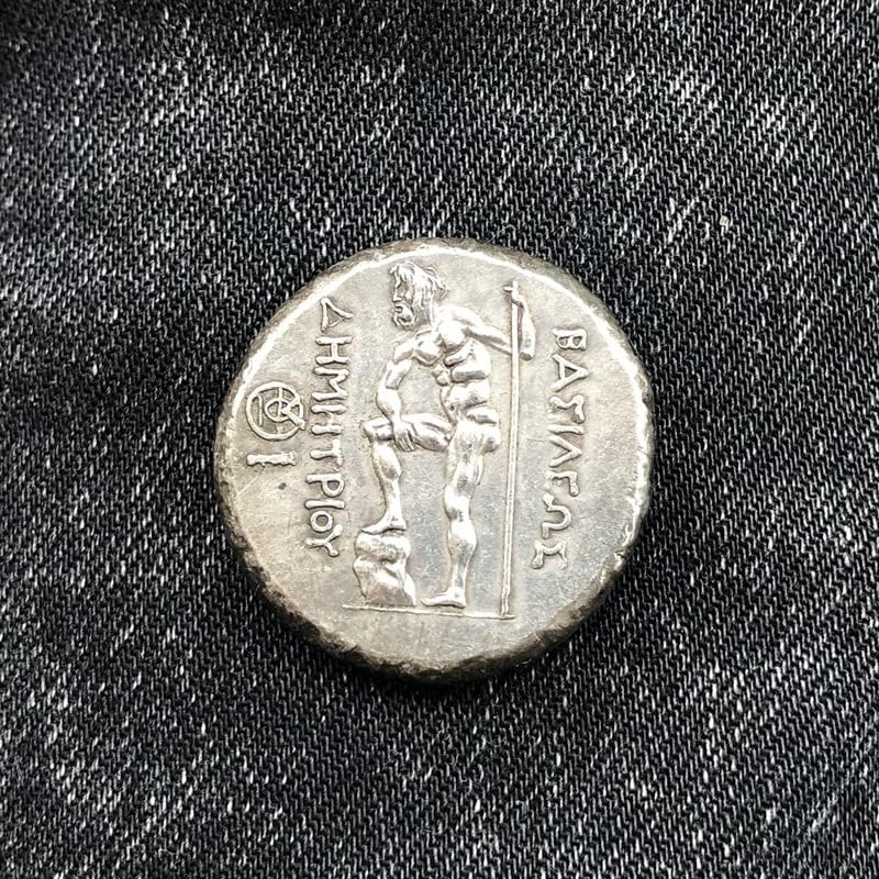 Гръцките Монети, Месинг Със Сребърно Покритие Старинни Занаяти Чуждестранни Възпоменателни Монети Неправилен