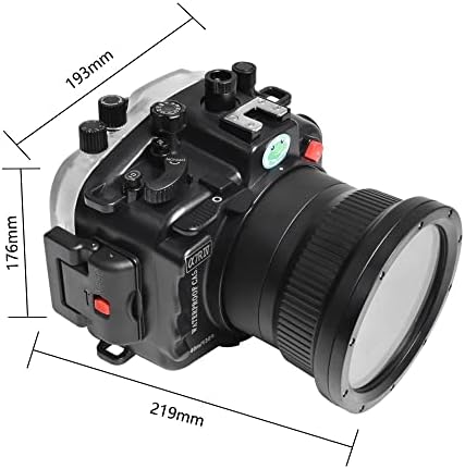 Корпус на подводни камери Seafrogs [40 м/130 фута] за Sony Alpha 7R IV A7R IV A7r4 (ILCE-7RM4A), съвместим с Sony 28-70
