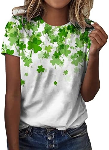 Дамски Есен-Лятна Тениска с Къс Ръкав 2023, Дрехи От Памук Кръгло Деколте, Графична Ежедневна Блуза, Тениска за Момичета