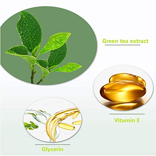 WFWJ 2 ЕЛЕМЕНТА Маска-стик от зелен чай за премахване на черни точки с екстракт от зелен чай Дълбоко почиства порите, овлажнява,