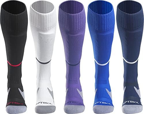 Футболни чорапи APTESOL до коляното (1/3/5 опаковки) За Колективни Спортове, Безрецептурные Чорапи-и Възглавници за
