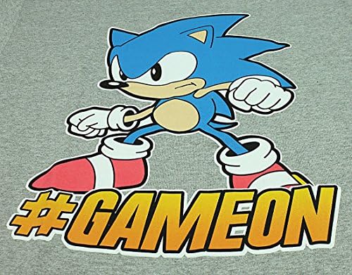Тениска за момчета Sonic на Таралеж GameOn Sega Video Game