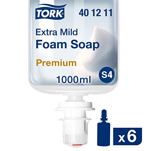 Опаковки за грижа за кожата Tork Intuition Sensor (номер 4) - S4 + Попълване - Сапун с много мека пяна (опаковка от 6 броя)