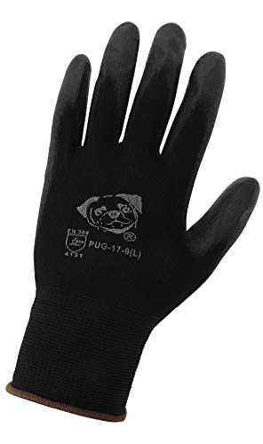 Работни ръкавици Global Ръкавица Safety Работни ръкавици, Черни, Голяма опаковка 144 долара