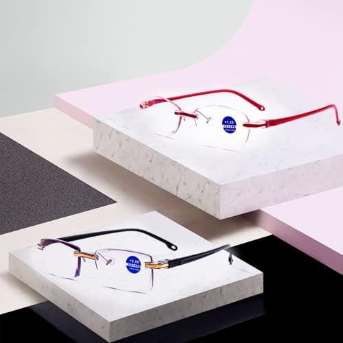 Сапфировые очила за четене с цветен блясък, Висока твърдост, анти-син на Прогресивни очила за четене в далечината