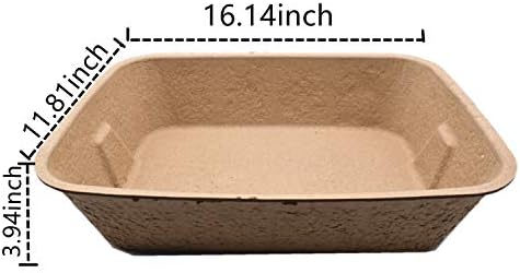 Еднократна кутия за котешки тоалетни Twlead (5 опаковки тави) Екологично Чиста тава за котки от Рециклирана