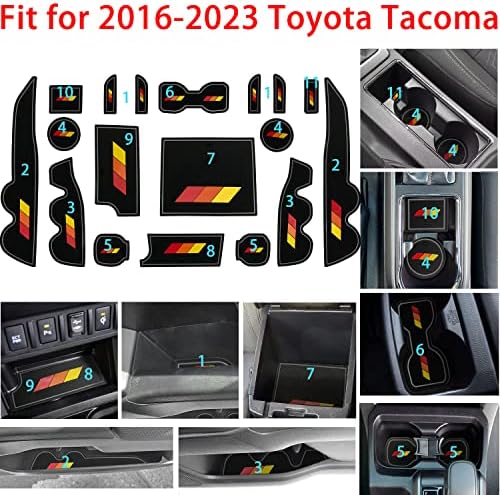 Панел на Централната конзола LOCOY за Toyota Tacoma Аксесоари 2017 2018 2019 2020 2021 2022 2023 Двойна