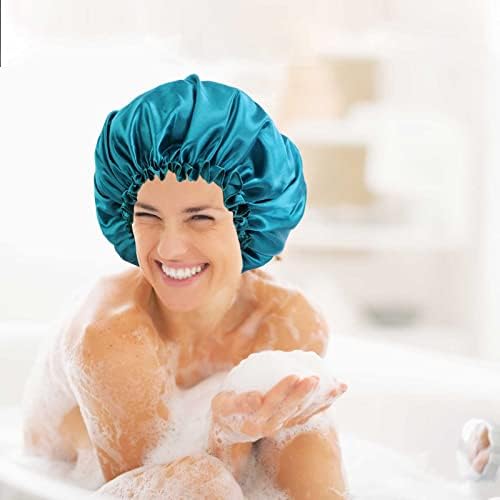 Шапка за душ за жени, за Многократна употреба Водоустойчиви дамски Шапки за душ, Множество Шапчица за коса от EVA
