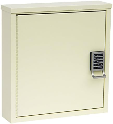 Omnimed 291600-Шкаф сигурност за пациентите LG с програмируем електронна брава, 4 /Плитък, Светло сиво