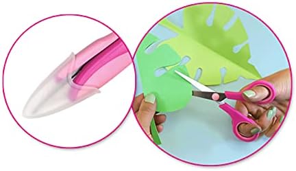 Набор от инструменти Multicraft Crafter's Soft-Grip Ножици, състоящ се от 4 розови елементи за бродиране, бродерия,