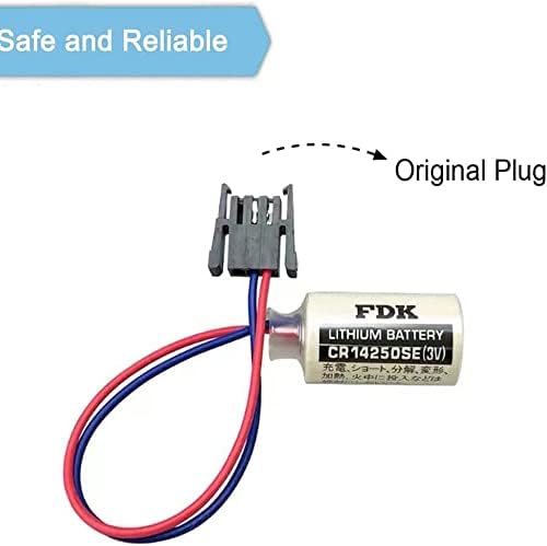 XIAOXX (50 бр.) за Еднократна употреба литиева Батерия CR14250SE 3, Индустриална Батерия Управление на АД с конектор за