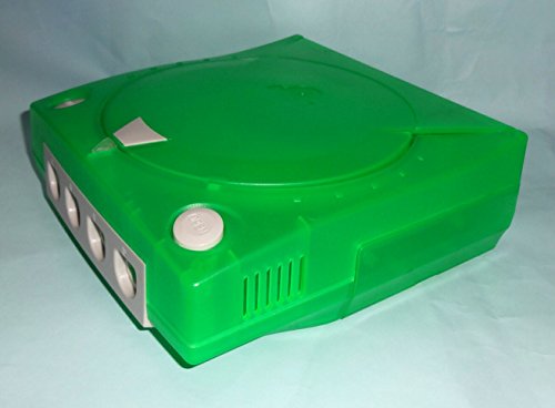Сменяеми Прозрачни ЗЕЛЕНО Калъфче за конзолата Sega Dreamcast