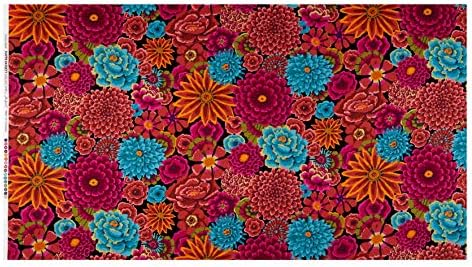 Kaffe Fassett Collective за FreeSpirit Enchanted Red, Fabric by the Yard