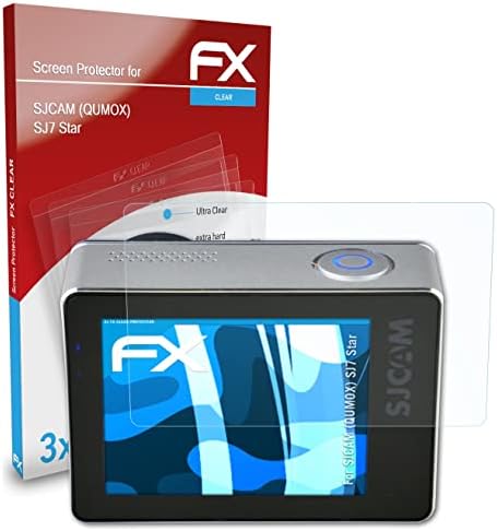 Защитно фолио atFoliX, съвместима със защитно фолио SJCAM (QUMOX) SJ7 Star Screen Protector, Сверхчистая защитно фолио FX (3X)