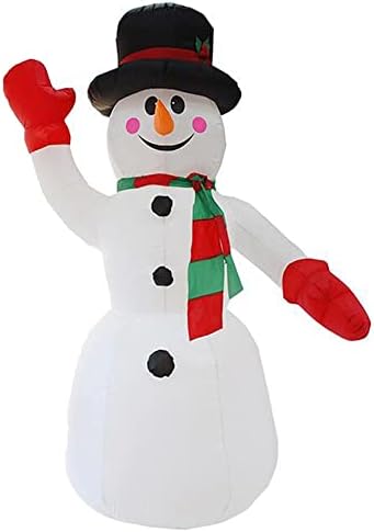 EESLL Надуваеми Коледна Украса Открит Надуваем Снежен човек Коледна Украса Нощни Светлини Играчки на Открито с Осветление