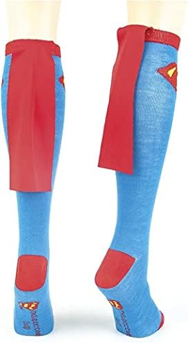 Чорап-Наметало за възрастни Bioworld Супермен Синьо До Коляното, Един Размер