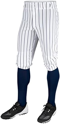 Мъжки Класически панталони и бейзболни CHAMPRO с тройна корона в тънка ивица