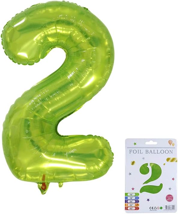 32-инчов хартиена картичка jelly crystal green независима опаковка 0-9 цифрови балони за парти по повод деня на раждането,