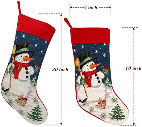 ИЗЕКТЛЬ Алис Doria 21 година? Коледни Чорапи за Бродерия с Шарките на Снежен човек