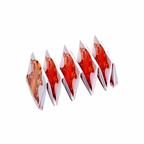 VEFSU Държач за Хартия За Изграждане на нокти 100 Бр. Лесен за употреба За Хартия за нокти с Кристали Квадратна Пеперуда