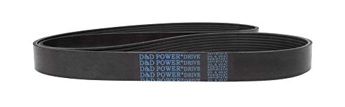 Клиновой колан D&D PowerDrive 1400L11 Poly V Belt 11 Band, Гума