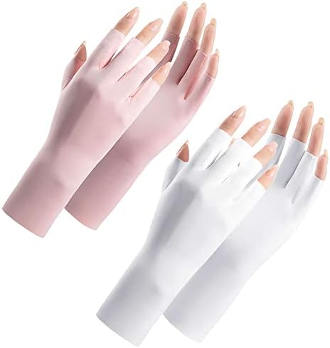 Utaly Дамски Слънчеви Ръкавици Без Пръсти, Нескользящие, Със Защита от ултравиолетови лъчи, Ръкавици за Шофиране,