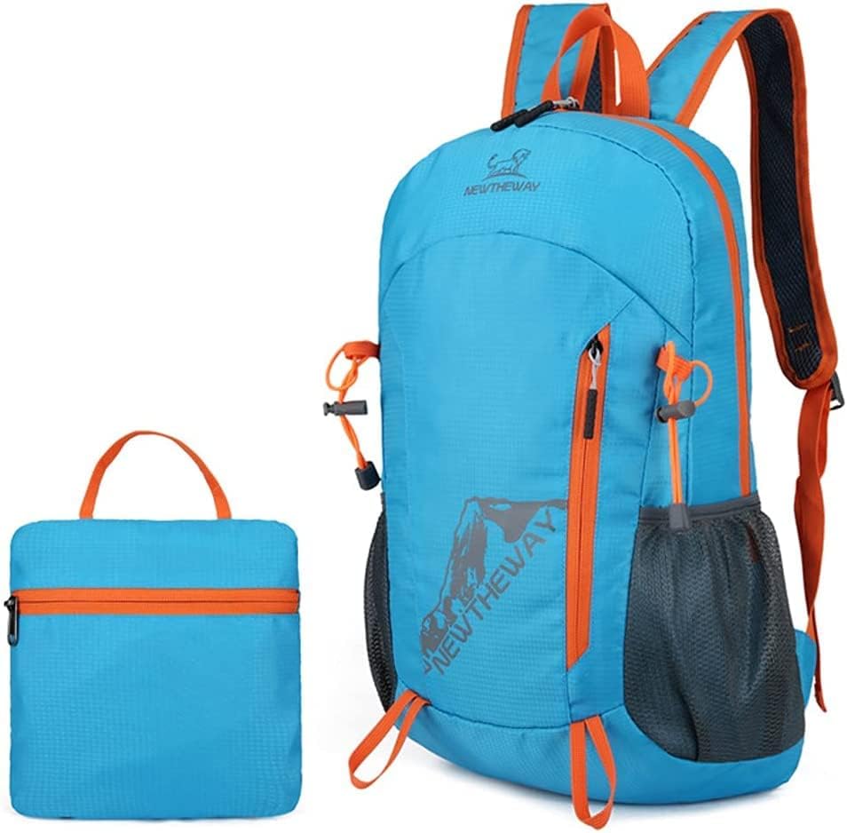 Походный раница, сгъваем раница за пътуване, лесен Походный раница, Чанта на рамото за почивка, Ежедневни чанти Daypacks (оранжев)
