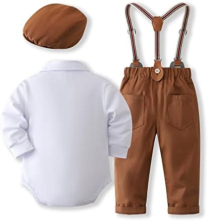 Комплекти дрехи за малки момчета Kimocat с дълъг ръкав и Панталони, Костюми за Мъж