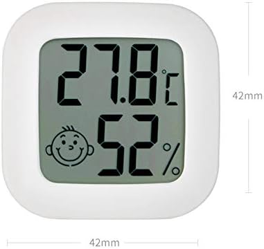 XDKLL Мини Цифров LCD Термометър за стая, Датчик за Температура, Влага, Стаен Влагомер, Сензор за Дома и Офиса