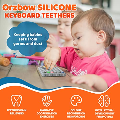 Orzbow, Меки Силиконови играчки за никнене на млечни зъби за деца от 0-6 месеца, Готини играчки-прорезыватели