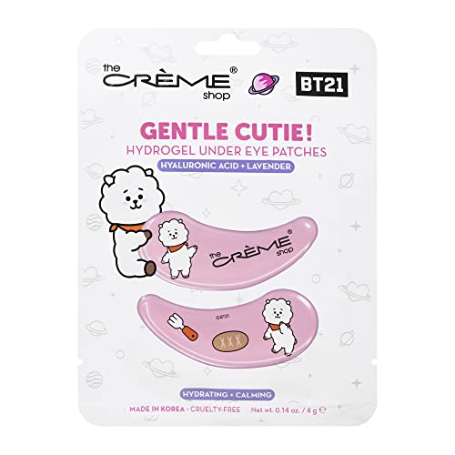 The Crème Shop BT21 Нежна сладка! Гидрогелевые петна RJ Под очите | Овлажняващи и успокояващи (3 опаковки)