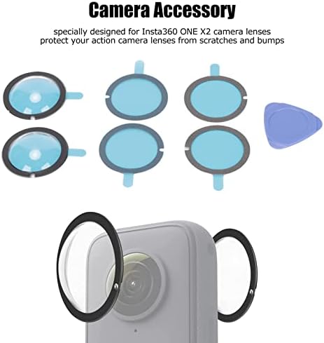 Защитно покритие за КОМПЮТЪР ASHATA Lens Guard, Двойна Защита на обектива, Защита на обектива спортна камера за Insta360 ONE