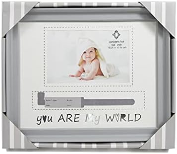 Концепцията на Децата на едно Ново Начало, Ти си Моят Свят Baby ID Гривна Пластмасовата Рамка За снимки Грей