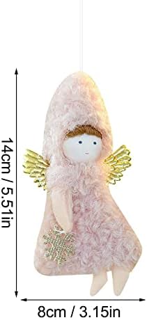 Коледна украса Плюшено Ангел Коледна Мультяшная кукла направи си САМ Творчески висулки са подходящи за всички