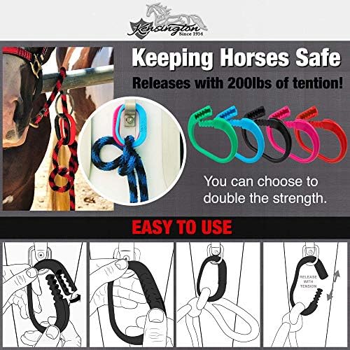 Замазка за коне Kensington Protective Products — Революционна сигурност за Вас и вашия кон — С быстросъемной конструкция За употреба, когато безопасността — Продава се по 2 броя