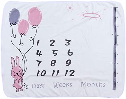 Одеало SALALIS Baby Month, Детско Одеало Monthly Milestone богат на Функции за Снимане по време на Сън