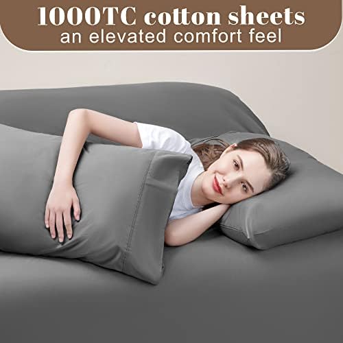 Спално бельо от памук с много нишки LIANLAM 1000, Комплект Спално бельо От Органичен египетски памук, Охлаждащо Спално