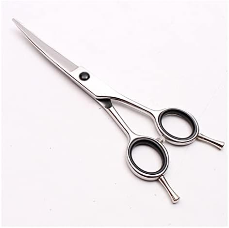 Професионални ножици за подстригване на човешки косъм или домашни любимци, кучета, котки, извити ножици за
