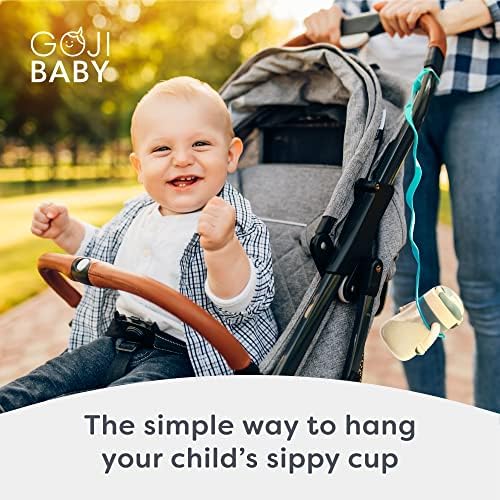 Бандажи за бебешки бутилки Goji - Каишка за поставки за чаши след - Sippy-чаша и безопасност кабел за детски играчки - да
