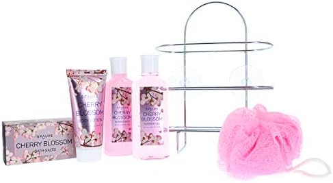 Подаръчен Комплект Spa Life Cherry Blossom Shower Caddie от 5 опаковки