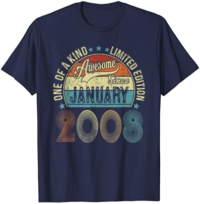 Страхотна Тениска с Подаръци за 15-Годишния 15-ия Рожден Ден От януари 2008 г.